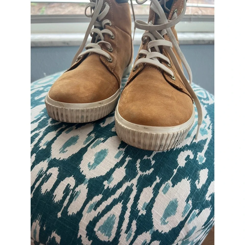 Timberland Leather Ankle Boots Casual Lace Up Comfortable Walking Shoes‎